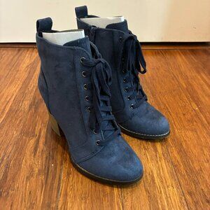 Candies Couture Navy Women's Boots, Size 7, New in Box